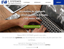 Tablet Screenshot of e-systemes.com